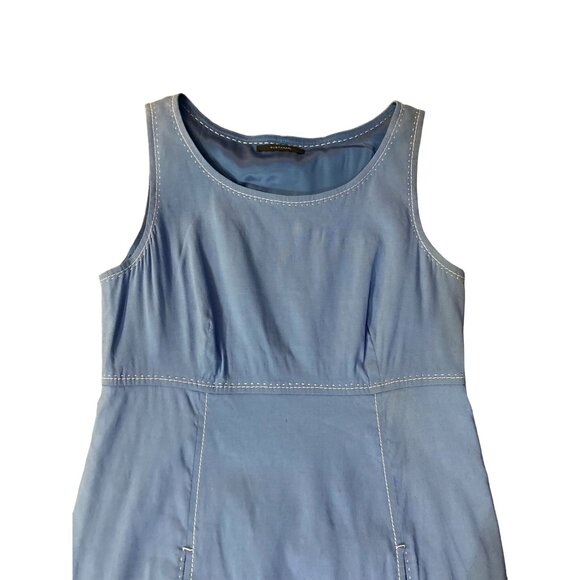 Elie Tahari Dress Womens XS Used Blue Linen Blend - Picture 7 of 16